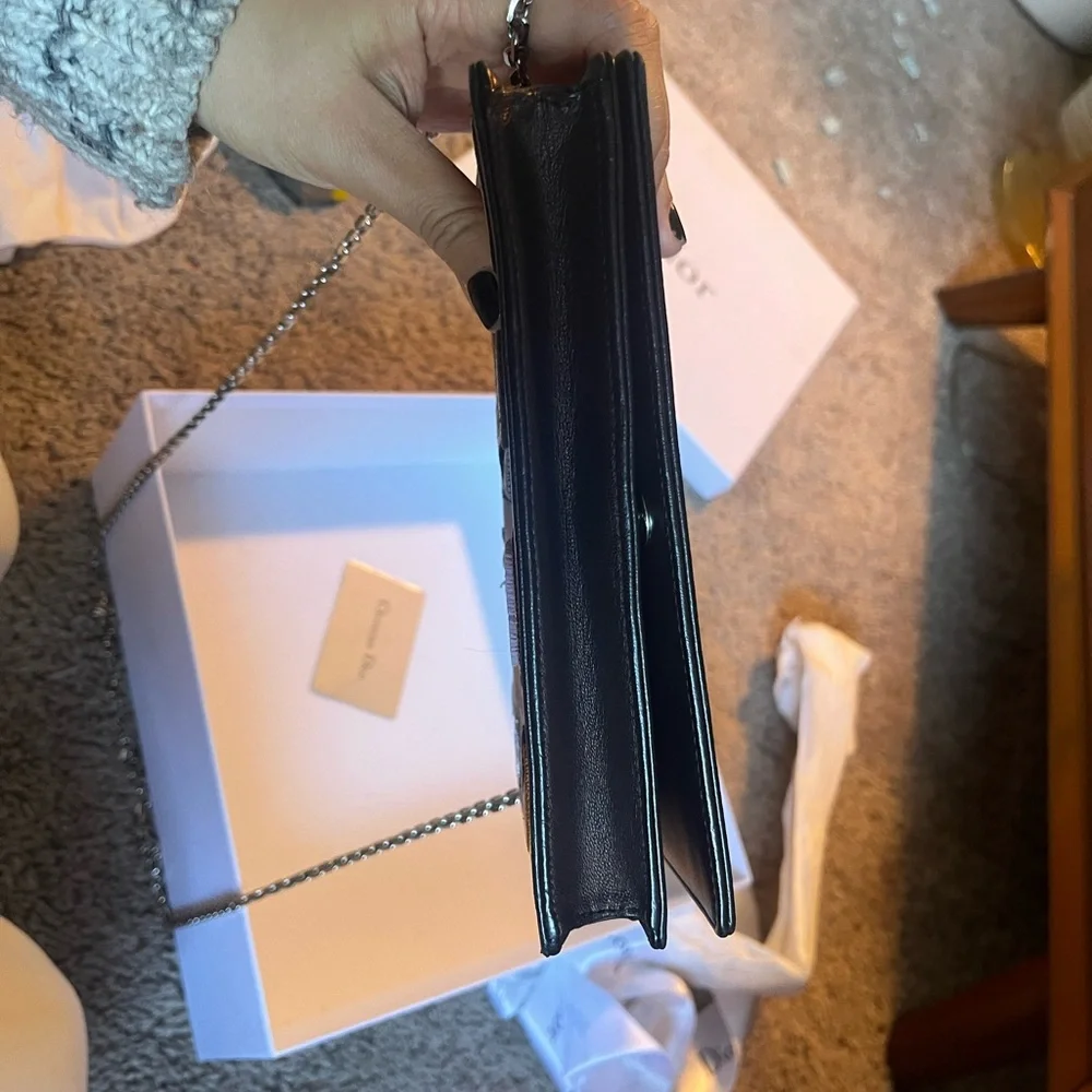 Dior wallet on chain with box card dust bag - Picture 11 of 12